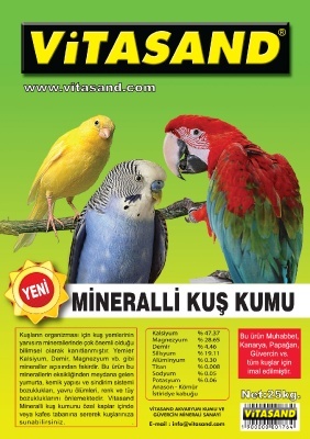 KUK-705 MİNERALLİ KUŞ KUMU GÖRSEL