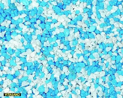 Blue and White