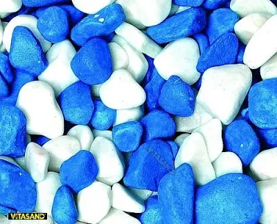 Blue and White