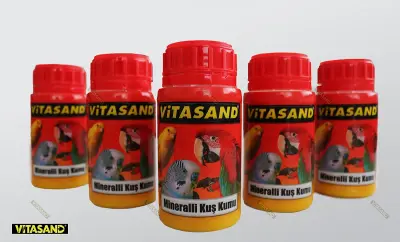 Mineral Bottle Bird Sand