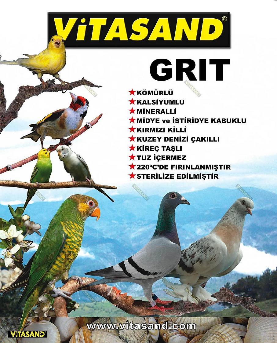 İnce Grit Kuş Çakılı